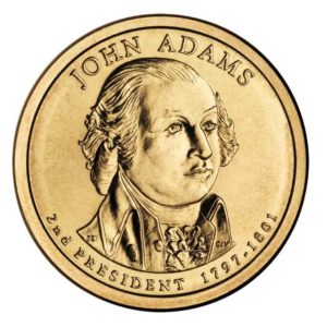 john adams dollar coin