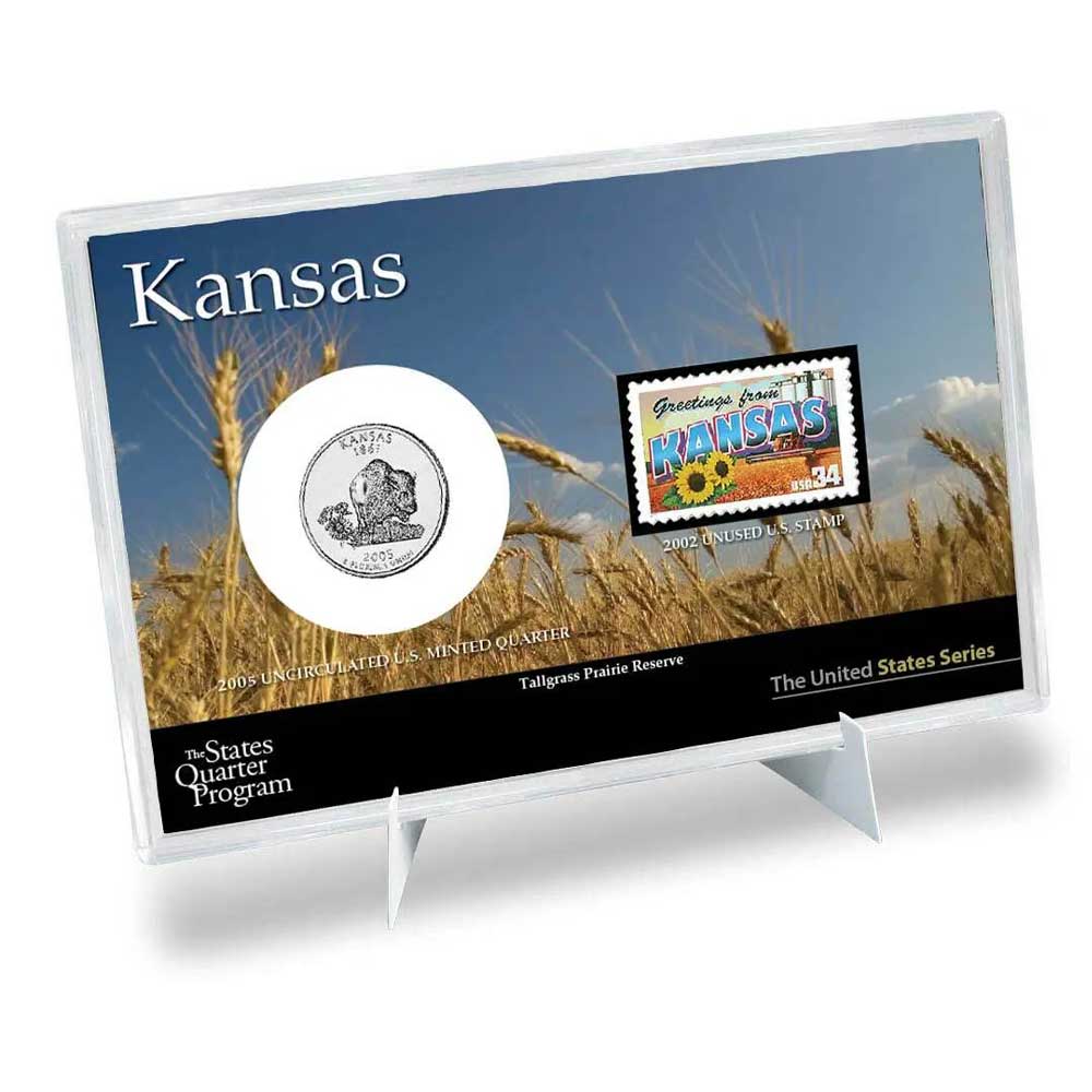 Kansas Quarter 3 kansas-state-quarter-coin-stamp