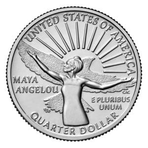 maya angelou quarter