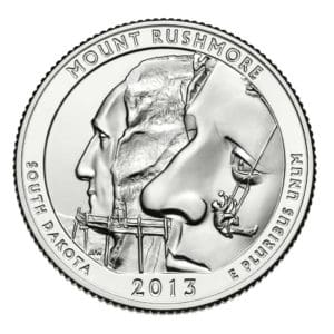 2013 mount rushmore quarter