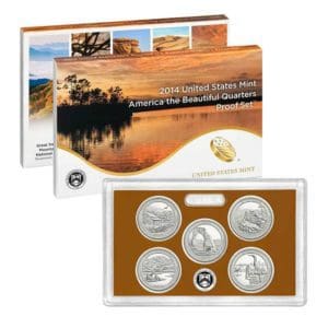 national park quarter proof set 2014