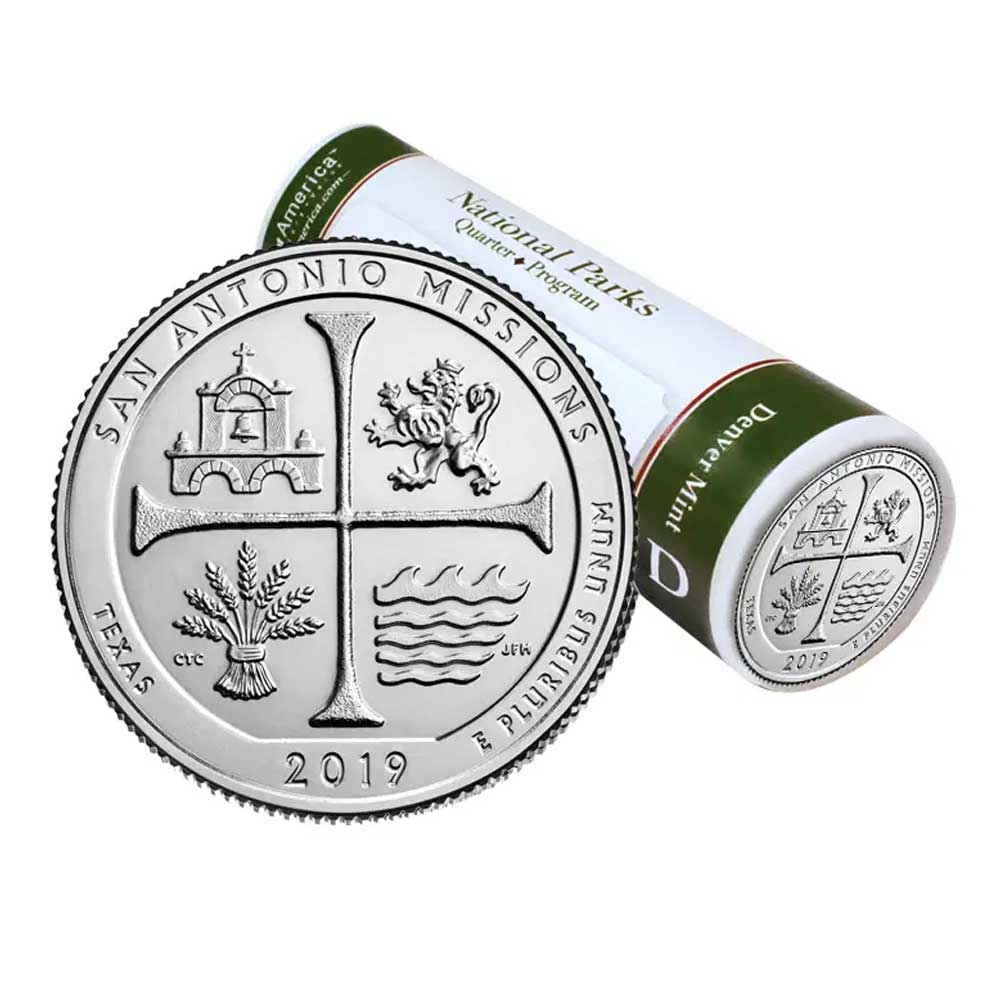 San Antonio Missions National Historical Park - Texas 5 san-antonio-national-park-quarter-d-roll