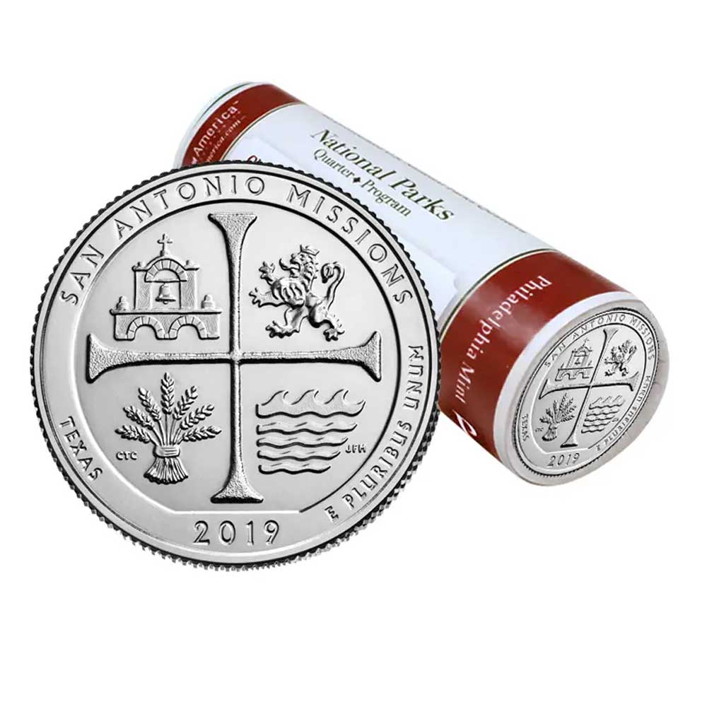 San Antonio Missions National Historical Park - Texas 4 san-antonio-national-park-quarter-p-roll