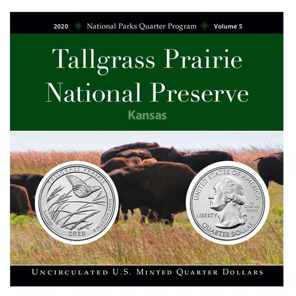 Tallgrass Prairie National Preserve - Kansas 2 tallgrass-prairie-national-park-quarter-collection