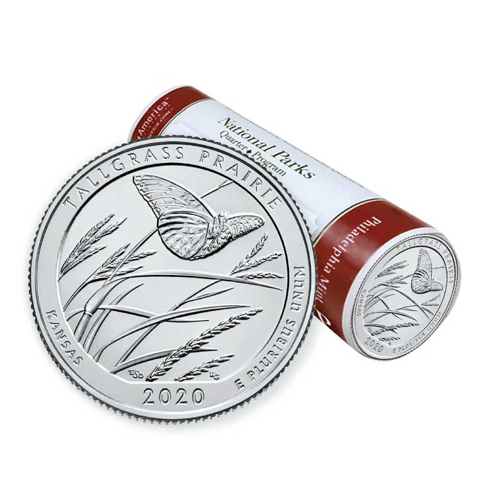 Tallgrass Prairie National Preserve - Kansas 5 tallgrass-prairie-national-park-quarter-p-roll
