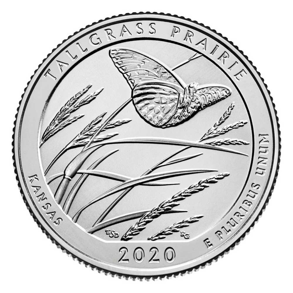 Tallgrass Prairie National Preserve - Kansas 1 tallgrass prairie quarter