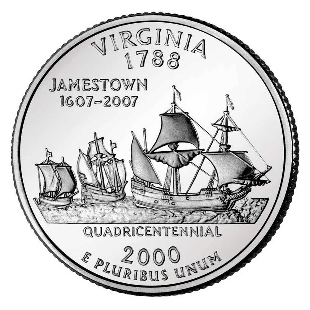 Virginia Quarter 1 2000 virginia quarter