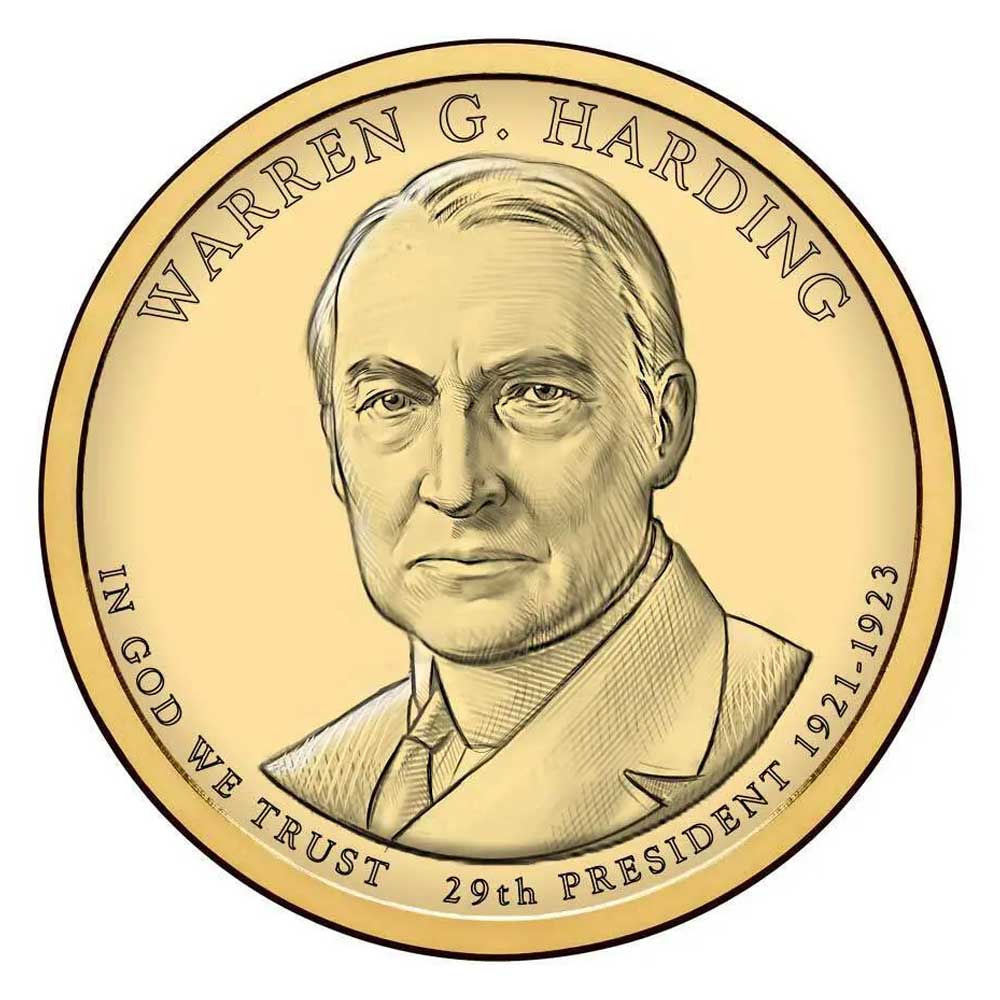 Warren G. Harding Dollar Coin 1 warren g harding coin