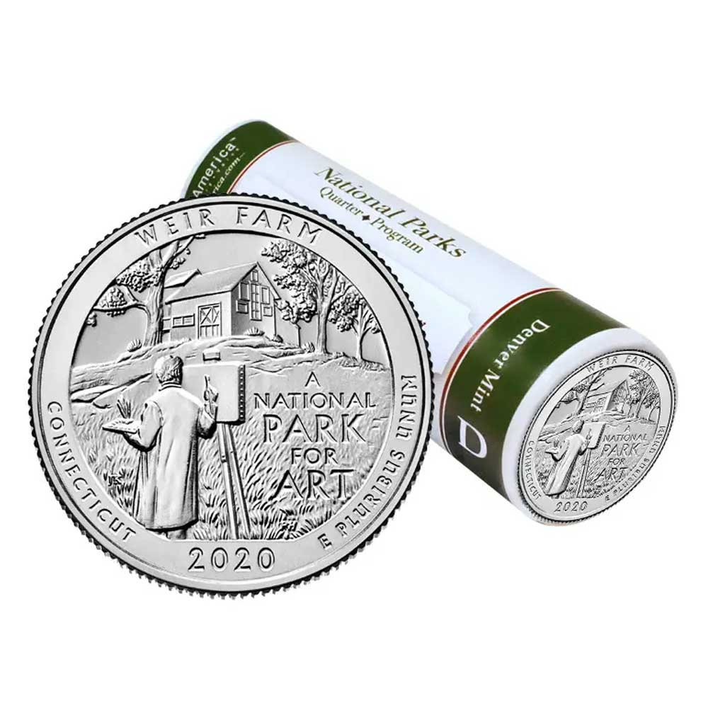 Weir Farm National Park - Connecticut 5 weir-farm-national-park-quarter-d-roll